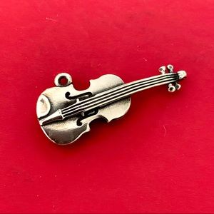 James Avery - Rare & Retired Sterling Violin Charm
